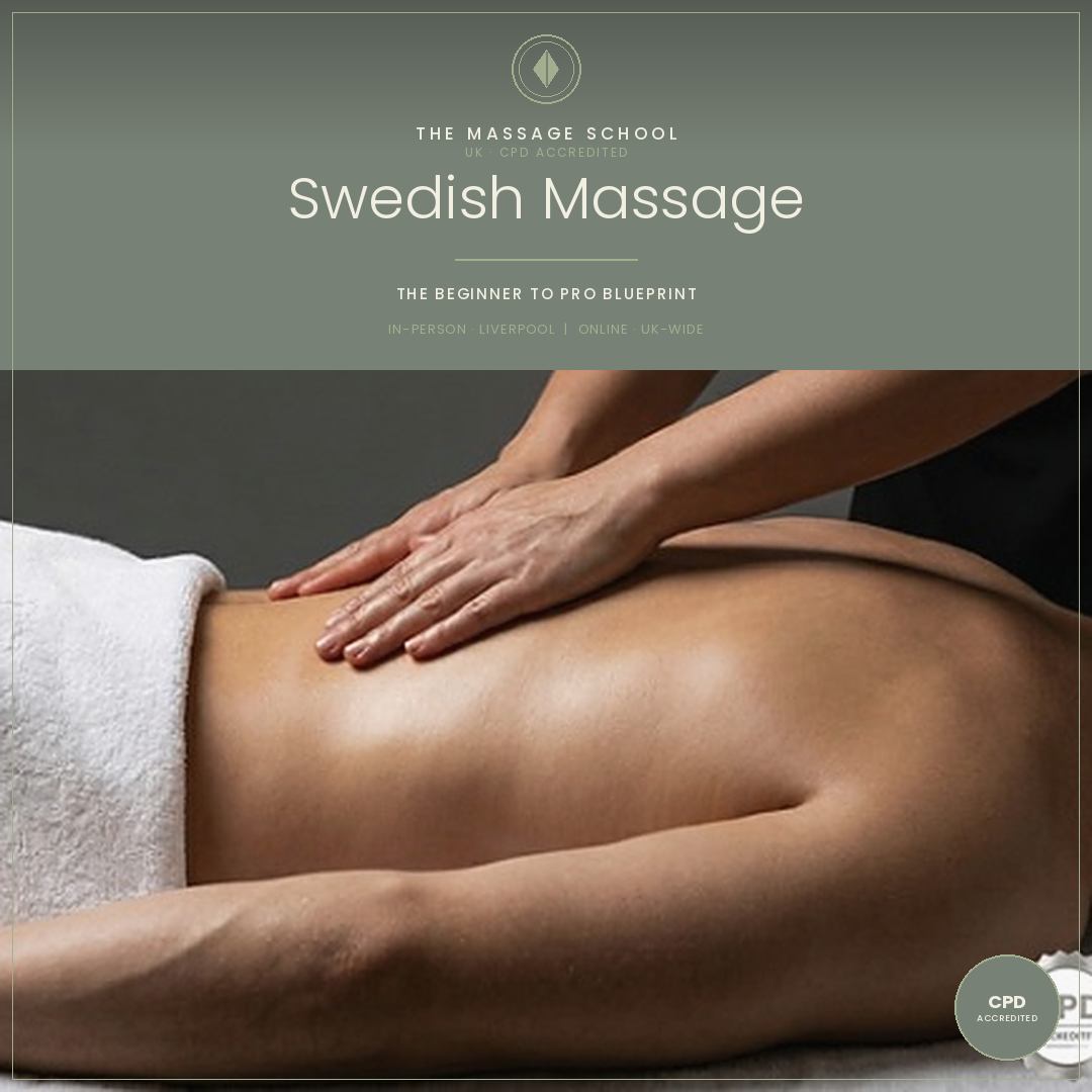 Swedish Massage Course - In Person